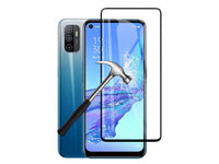 100% Fullscreen Curved Screen Protector Handy Display Schutz Glas für komplette Abdeckung des Oppo A53s 4G Display in schwarz von Screenguard