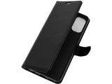 Lederhülle Karten Wallet Ledertasche Etui für Oppo A53s 4G in schwarz von Screenguard