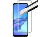 Case Friendly Screen Protector Handy Display Schutz Panzerglas Folie aus echtem 9H 2.5D Glas für Abdeckung des Oppo A53s 4G Displays in transparent von Screenguard