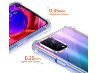 Hoch transparenter TPU Gummi Schutz Handy Hülle Clear Case klar mit verstärkten Schutzecken Bumper für das Oppo A54 5G Display und Gehäuse in transparent von Screenguard