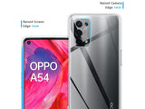 Gummi Hülle für Oppo A54 5G aus flexiblem Soft TPU, kristallklar und transparent von Screenguard