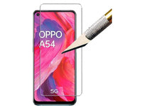 Case Friendly Screen Protector Handy Display Schutz Panzerglas Folie aus echtem 9H 2.5D Glas für Abdeckung des Oppo A54 5G Displays in transparent von Screenguard