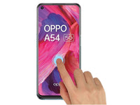 Case Friendly Screen Protector Handy Display Schutz Panzerglas Folie aus echtem 9H 2.5D Glas für Abdeckung des Oppo A54 5G Displays in transparent von Screenguard