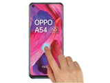 Case Friendly Screen Protector Handy Display Schutz Panzerglas Folie aus echtem 9H 2.5D Glas für Abdeckung des Oppo A54 5G Displays in transparent von Screenguard