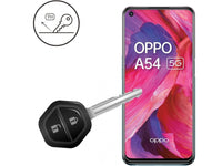 Case Friendly Screen Protector Handy Display Schutz Panzerglas Folie aus echtem 9H 2.5D Glas für Abdeckung des Oppo A54 5G Displays in transparent von Screenguard