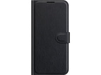 Lederhülle Karten Wallet Ledertasche Etui für Oppo A54s in schwarz von Screenguard