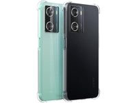 Hoch transparenter TPU Gummi Schutz Handy Hülle Clear Case klar mit verstärkten Schutzecken Bumper für das Oppo A57s Display und Gehäuse in transparent von Screenguard