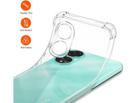 Hoch transparenter TPU Gummi Schutz Handy Hülle Clear Case klar mit verstärkten Schutzecken Bumper für das Oppo A58 4G Display und Gehäuse in transparent von Screenguard