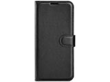 Lederhülle Karten Wallet Ledertasche Etui für Oppo A58 4G in schwarz von Screenguard