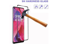 100% Fullscreen Curved Screen Protector Handy Display Schutz Glas für komplette Abdeckung des Oppo A74 5G Display in schwarz von Screenguard