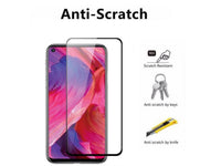 100% Fullscreen Curved Screen Protector Handy Display Schutz Glas für komplette Abdeckung des Oppo A74 5G Display in schwarz von Screenguard