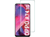 Case Friendly Screen Protector Handy Display Schutz Panzerglas Folie aus echtem 9H 2.5D Glas für Abdeckung des Oppo A74 5G Displays in transparent von Screenguard