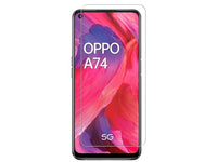 Case Friendly Screen Protector Handy Display Schutz Panzerglas Folie aus echtem 9H 2.5D Glas für Abdeckung des Oppo A74 5G Displays in transparent von Screenguard