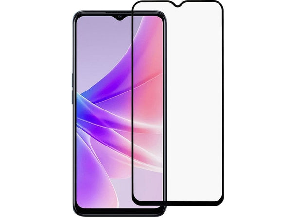 100% Fullscreen Curved Screen Protector Handy Display Schutz Glas für komplette Abdeckung des Oppo A77 5G Display in schwarz von Screenguard