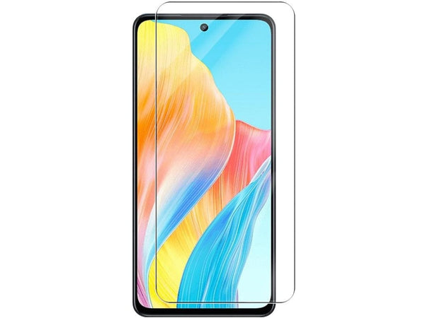 Case Friendly Screen Protector Handy Display Schutz Panzerglas Folie aus echtem 9H 2.5D Glas für Abdeckung des Oppo A78 4G Displays in transparent von Screenguard