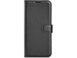 Lederhülle Karten Wallet Ledertasche Etui für Oppo A79 5G in schwarz von Screenguard