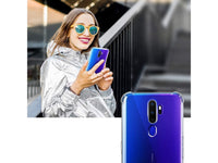 Hoch transparenter TPU Gummi Schutz Handy Hülle Clear Case klar mit verstärkten Schutzecken Bumper für das Oppo A9 2020 Display und Gehäuse in transparent von Screenguard