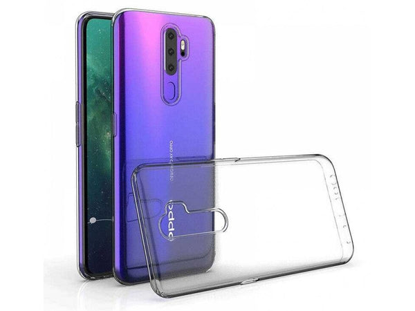 Gummi Hülle für Oppo A9 2020 aus flexiblem Soft TPU, kristallklar und transparent von Screenguard