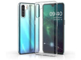 Gummi Hülle für Oppo A91 aus flexiblem Soft TPU, kristallklar und transparent von Screenguard