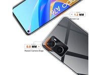 Gummi Hülle für Oppo A96 4G aus flexiblem Soft TPU, kristallklar und transparent von Screenguard