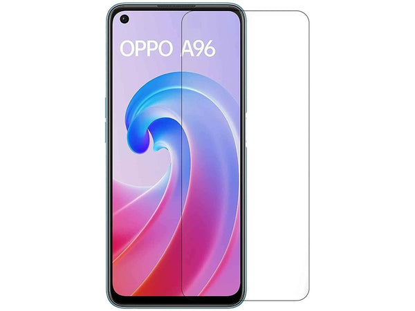 Case Friendly Screen Protector Handy Display Schutz Panzerglas Folie aus echtem 9H 2.5D Glas für Abdeckung des Oppo A96 4G Displays in transparent von Screenguard