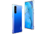 Hoch transparenter TPU Gummi Schutz Handy Hülle Clear Case klar mit verstärkten Schutzecken Bumper für das Oppo Find X2 Neo Display und Gehäuse in transparent von Screenguard