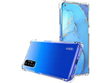 Hoch transparenter TPU Gummi Schutz Handy Hülle Clear Case klar mit verstärkten Schutzecken Bumper für das Oppo Find X2 Neo Display und Gehäuse in transparent von Screenguard