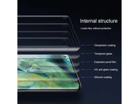 100% Fullscreen Curved Screen Protector Handy Display Schutz Glas für komplette Abdeckung des Oppo Find X2 Pro Display in schwarz von Screenguard