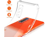 Hoch transparenter TPU Gummi Schutz Handy Hülle Clear Case klar mit verstärkten Schutzecken Bumper für das Oppo Find X2 Pro Display und Gehäuse in transparent von Screenguard