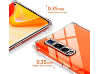 Hoch transparenter TPU Gummi Schutz Handy Hülle Clear Case klar mit verstärkten Schutzecken Bumper für das Oppo Find X2 Pro Display und Gehäuse in transparent von Screenguard