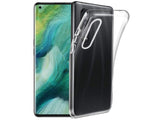 Gummi Hülle für Oppo Find X2 Pro aus flexiblem Soft TPU, kristallklar und transparent von Screenguard