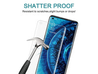 Case Friendly Screen Protector Handy Display Schutz Panzerglas Folie aus echtem 9H 2.5D Glas für Abdeckung des Oppo Find X2 Pro Displays in transparent von Screenguard