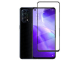 100% Fullscreen Curved Screen Protector Handy Display Schutz Glas für komplette Abdeckung des Oppo Find X3 Lite Display in schwarz von Screenguard