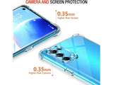 Hoch transparenter TPU Gummi Schutz Handy Hülle Clear Case klar mit verstärkten Schutzecken Bumper für das Oppo Find X3 Lite Display und Gehäuse in transparent von Screenguard