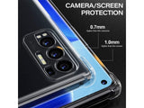 Hoch transparenter TPU Gummi Schutz Handy Hülle Clear Case klar mit verstärkten Schutzecken Bumper für das Oppo Find X3 Neo Display und Gehäuse in transparent von Screenguard