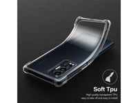 Hoch transparenter TPU Gummi Schutz Handy Hülle Clear Case klar mit verstärkten Schutzecken Bumper für das Oppo Find X3 Neo Display und Gehäuse in transparent von Screenguard