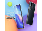 Hoch transparenter TPU Gummi Schutz Handy Hülle Clear Case klar mit verstärkten Schutzecken Bumper für das Oppo Find X3 Neo Display und Gehäuse in transparent von Screenguard