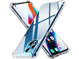 Hoch transparenter TPU Gummi Schutz Handy Hülle Clear Case klar mit verstärkten Schutzecken Bumper für das Oppo Find X3 Pro Display und Gehäuse in transparent von Screenguard