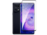 100% Fullscreen Curved Screen Protector Handy Display Schutz Glas für komplette Abdeckung des Oppo Find X5 Display in schwarz von Screenguard