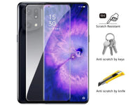 100% Fullscreen Curved Screen Protector Handy Display Schutz Glas für komplette Abdeckung des Oppo Find X5 Display in schwarz von Screenguard