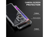 Hoch transparenter TPU Gummi Schutz Handy Hülle Clear Case klar mit verstärkten Schutzecken Bumper für das Oppo Find X5 Display und Gehäuse in transparent von Screenguard