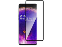 100% Fullscreen Curved Screen Protector Handy Display Schutz Glas für komplette Abdeckung des Oppo Find X5 Pro Display in schwarz von Screenguard