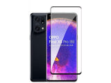 100% Fullscreen Curved Screen Protector Handy Display Schutz Glas für komplette Abdeckung des Oppo Find X5 Pro Display in schwarz von Screenguard