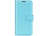 Lederhülle Karten Wallet Ledertasche Etui für Oppo Find X8 Pro 5G in hellblau von Screenguard