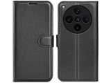 Lederhülle Karten Wallet Ledertasche Etui für Oppo Find X8 Pro 5G in schwarz von Screenguard