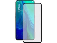 100% Fullscreen Curved Screen Protector Handy Display Schutz Glas für komplette Abdeckung des Oppo Reno Display in schwarz von Screenguard