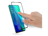 100% Fullscreen Curved Screen Protector Handy Display Schutz Glas für komplette Abdeckung des Oppo Reno Display in schwarz von Screenguard