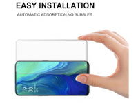 Case Friendly Screen Protector Handy Display Schutz Panzerglas Folie aus echtem 9H 2.5D Glas für Abdeckung des Oppo Reno Displays in transparent von Screenguard