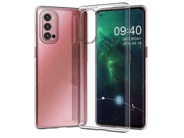 Gummi Hülle für Oppo Reno4 Pro 5G aus flexiblem Soft TPU, kristallklar und transparent von Screenguard