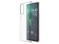 Gummi Hülle für Oppo Reno4 Pro 5G aus flexiblem Soft TPU, kristallklar und transparent von Screenguard